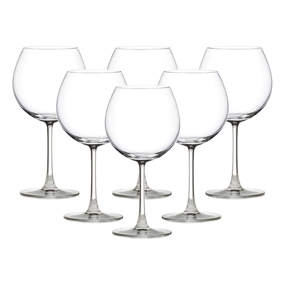 Ocean 015D22 Madison Burgundy Glass 650 ml, Set of 6
