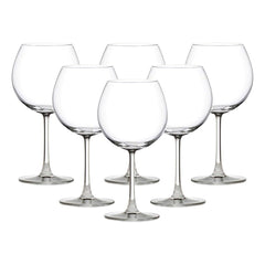 Ocean 015D22 Madison Burgundy Glass 650 ml, Set of 6