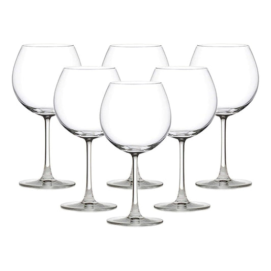 Ocean 015D22 Madison Burgundy Glass 650 ml, Set of 6