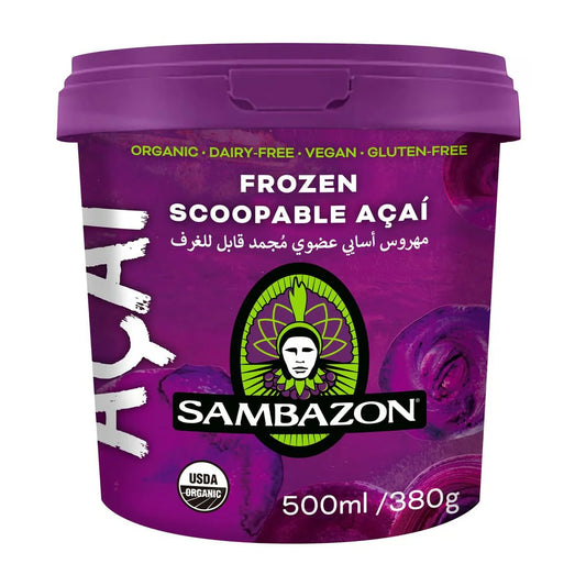 Sambazon 109065 Frozen Scoopable  Acain Sorbet  18 x 500ml