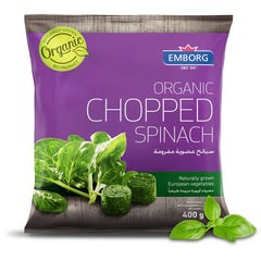 Emborg Org Chopped Spinach 400g, Pack of 20 pcs
