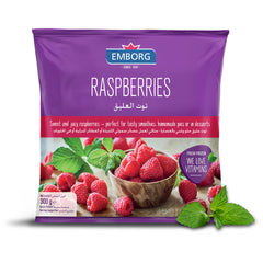 Emborg Raspberries 300g, Pack of 20 pcs