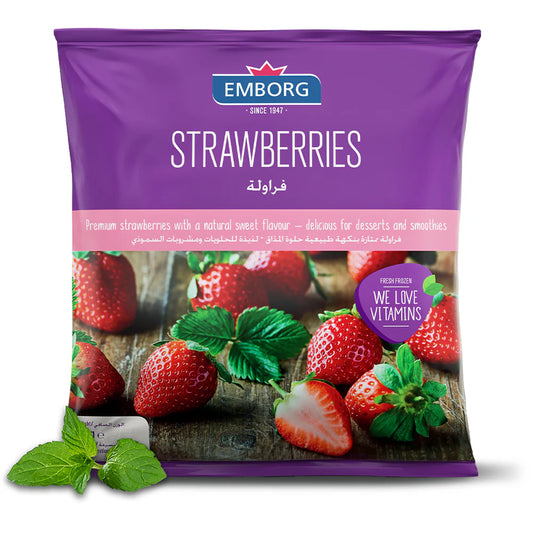 Emborg Strawberries 450g, Pack of 24 pcs