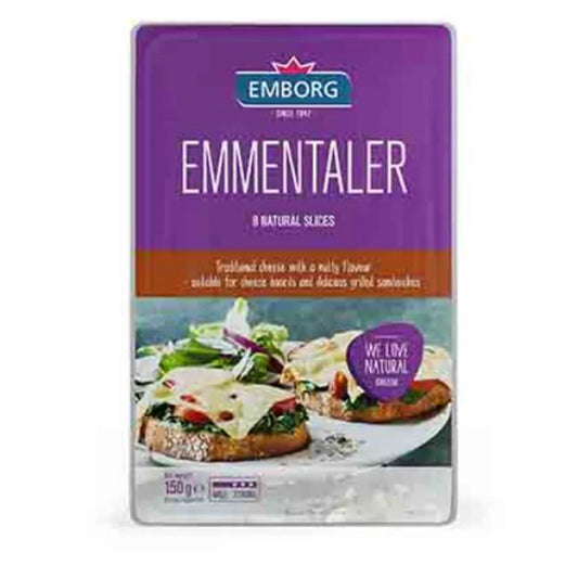 Emborg Sliced Emmental  150g 1x11