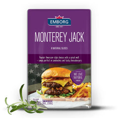 Emborg Sliced Monterey Jack  150g, Pack of 12 pcs
