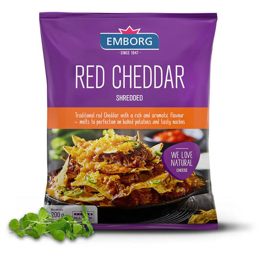 Emborg Red Cheddar  200g, Pack of 16 pcs