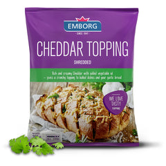 Emborg Shred Cheddr Topping  200g, Pack of 15 pcs