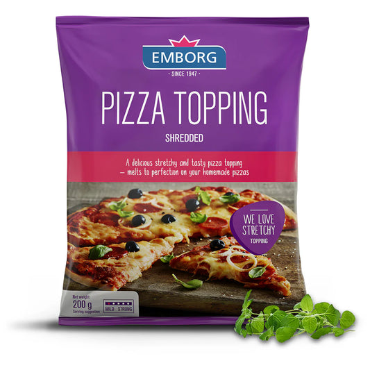 Emborg Shred Pizza Topping  200g, Pack of 15 pcs