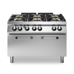 Modular R90/120 CFGG Gas Cooker, 6 Gas Range, 120 x 90 x 87 cm