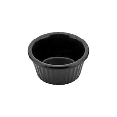 Kulsan 13030.BL Melamine Ramekin, Commercial Grade Break Resistant 1oz, Color Black