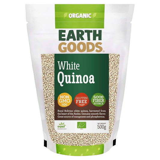 Earth Goods Quinoa White 500g, Pack of 12 pcs