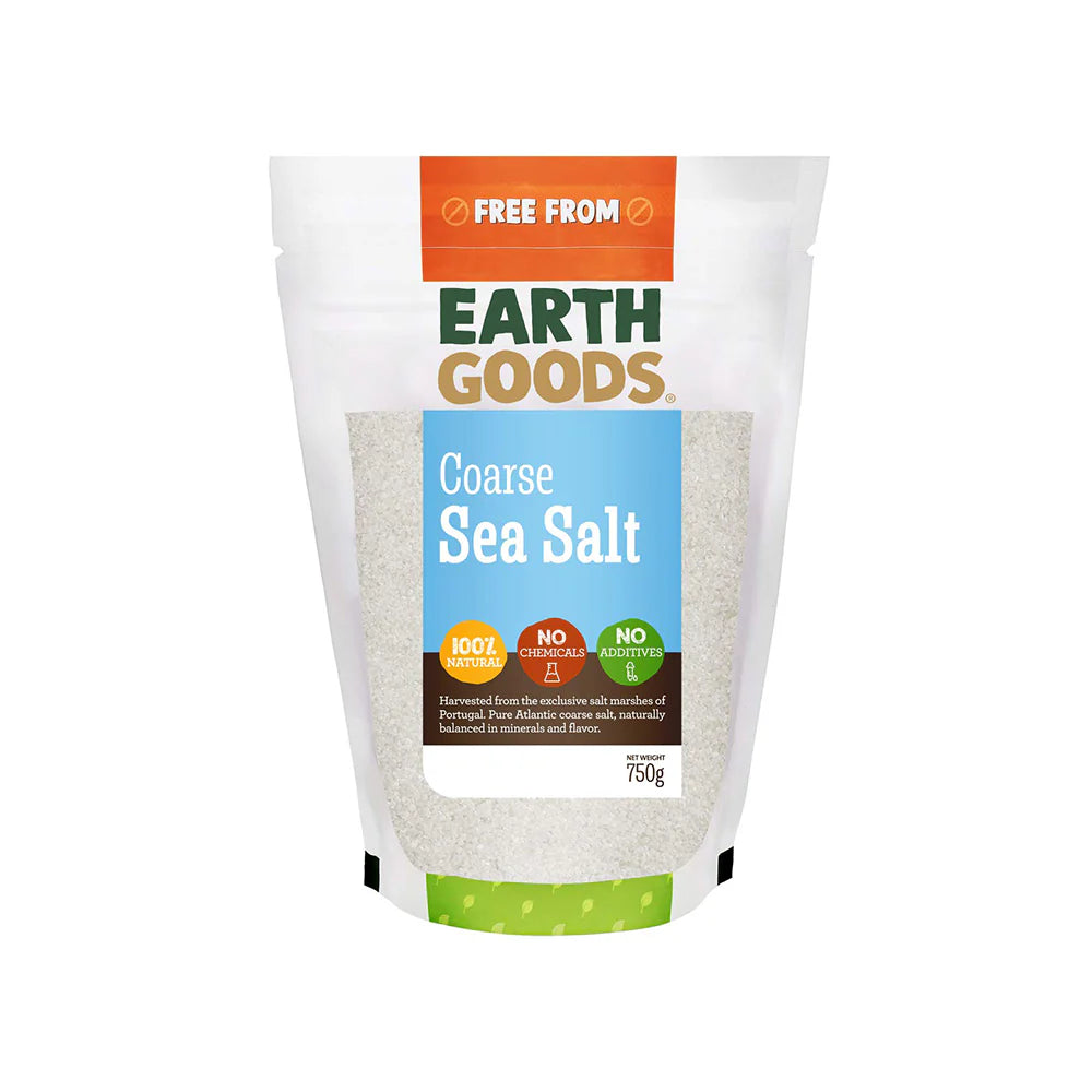Earth Goods Salt Sea Fine 750g, Pack of 12 pcs