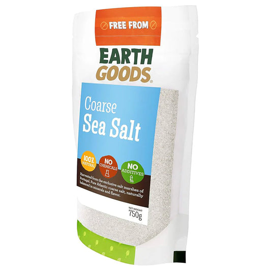 Earth Goods Salt Sea Coarse 750g, Pack of 12 pcs