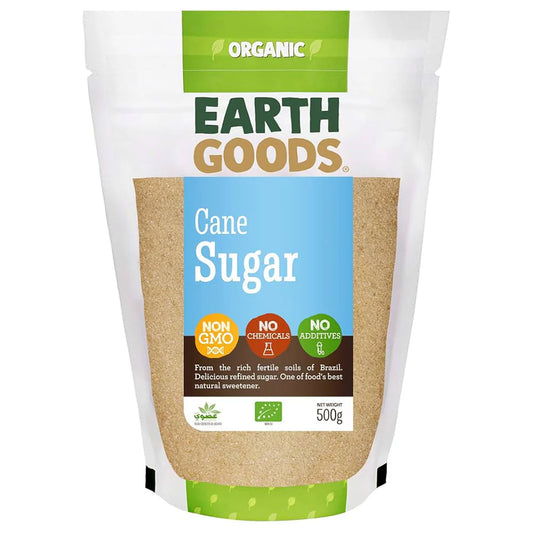 Earth Goods Sugar Cane 500g, Pack of 12 pcs