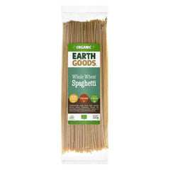 Earth Goods Spaghetti Whole Wheat 500g, Pack of 12 pcs