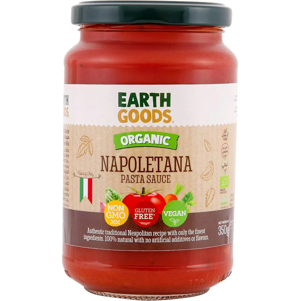 Earth Goods Sauce Napoletana 350g, Pack of 12 pcs