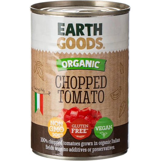 Earth Goods Tomatoes Chopped 400g, Pack of 12 pcs