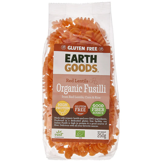 Earth Goods FusIllyi Red Lentil GF 250g, Pack of 10 pcs