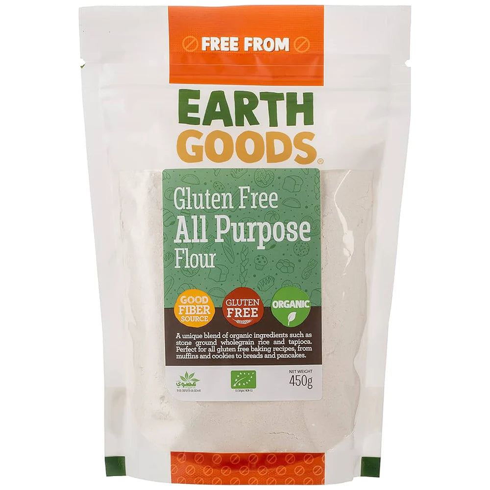 Earth Goods Flour All Purpose GF 450g, Pack of 12 pcs