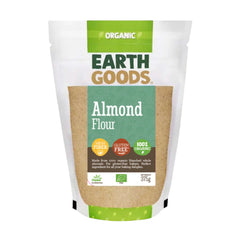 Earth Goods Flour Almond GF 375g, Pack of 12 pcs