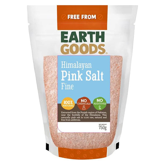 Earth Goods Salt Himalayan Fine 750g, Pack of 12 pcs