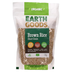 Earth Goods Rice Brown Short 1000g, Pack of 12 pcs