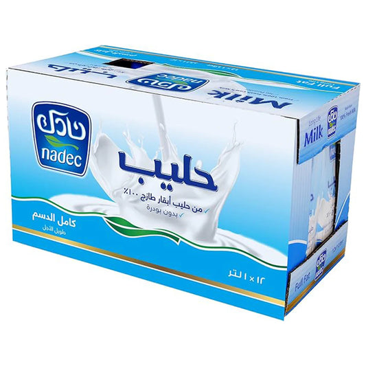 Earth Goods Milk Low Fat 1L, Pack of 12 pcs
