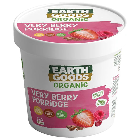 Earth Goods Very Berry Porridge GF 60g, Pack of 12 pcs