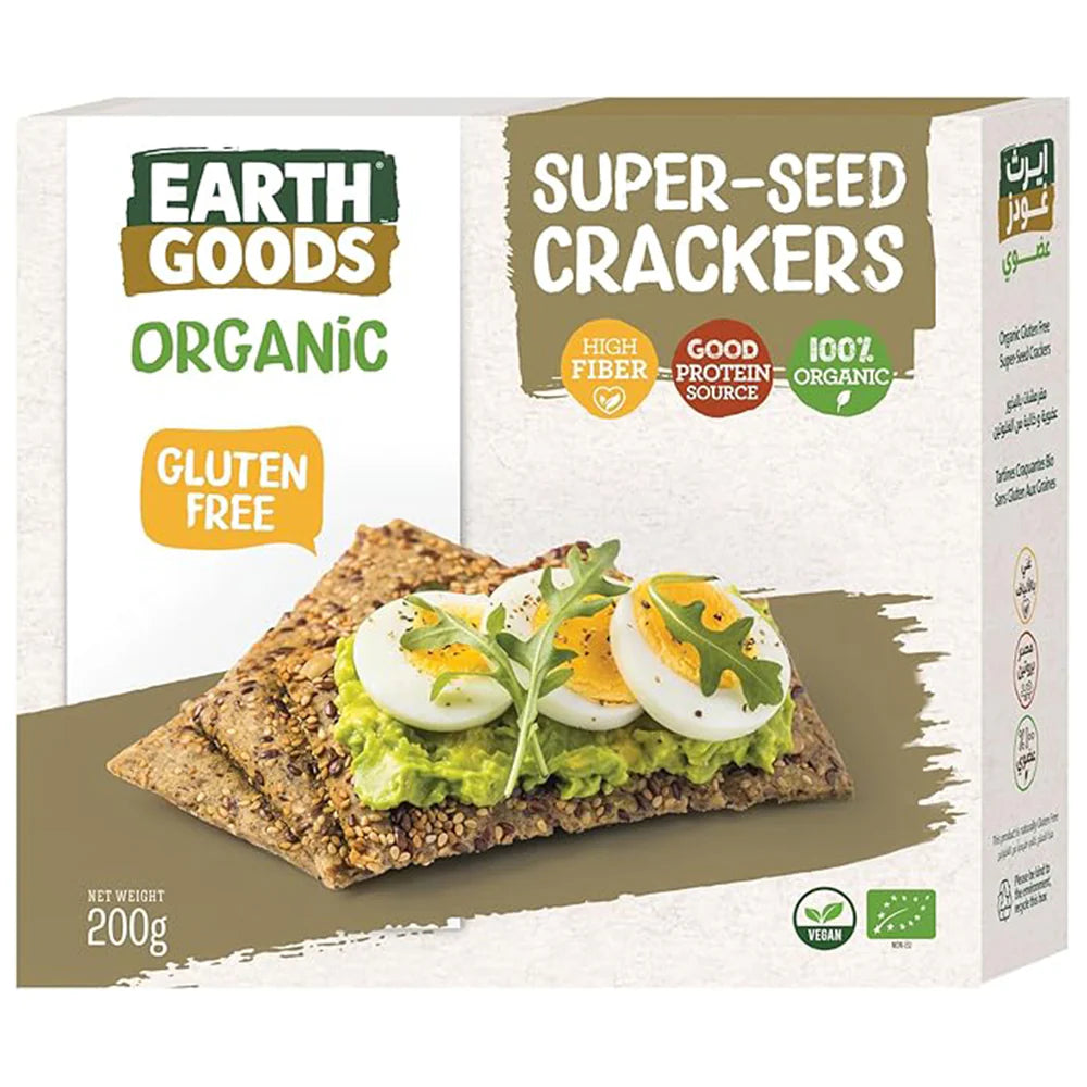 Earth Goods Crackers Seeds 200g, Pack of 12 pcs
