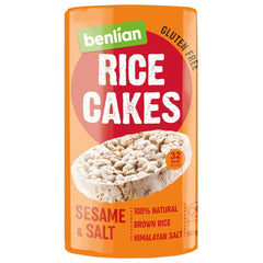 Earth Goods Rice Cake Brown Uns 100g, Pack of 18 pcs