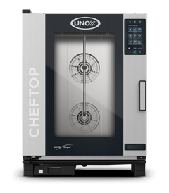 Unox XEVC-1011-GPRM GAS Combi Oven, 10 1/1 GN Trays, Touch Control Panel, Humidity Control