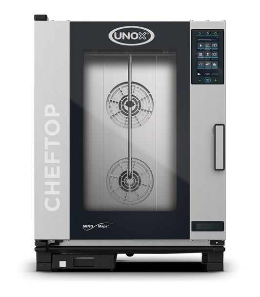 Unox XEVC-1011-GPRM GAS Combi Oven, 10 1/1 GN Trays, Touch Control Panel, Humidity Control