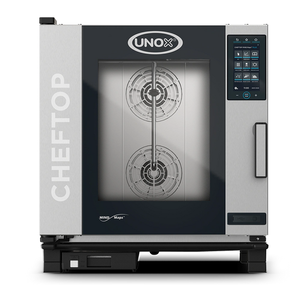 Unox XEVC-0711-GPRM GAS Combi Oven, 7 1/1 GN Trays, Touch Control Panel, Humidity Control