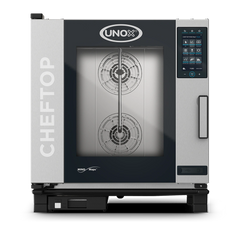 Unox XEVC-0711-GPRM GAS Combi Oven, 7 1/1 GN Trays, Touch Control Panel, Humidity Control