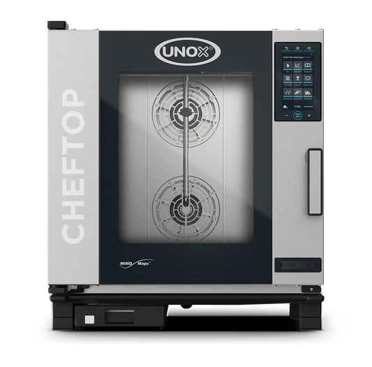 Unox XEVC-0711-GPRM GAS Combi Oven, 7 1/1 GN Trays, Touch Control Panel, Humidity Control