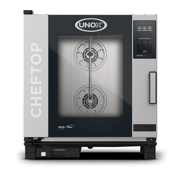Unox XEVC-0711-E1RM Electric Combi Oven, 7 1/1 GN Trays, Touch Control Panel, Humidity Control