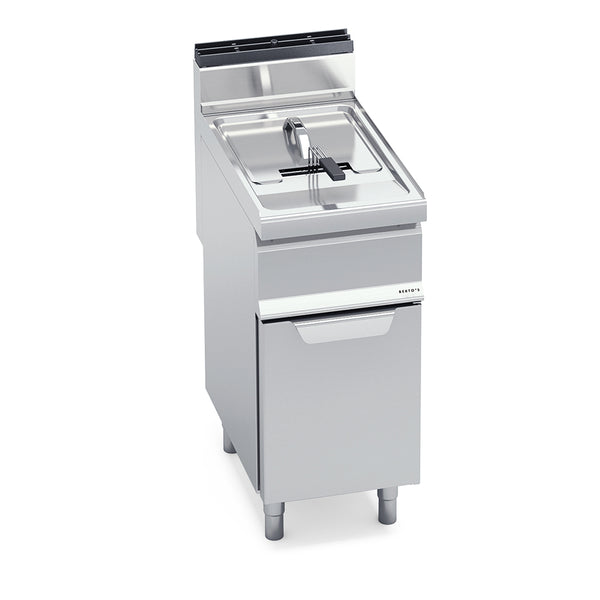 Bertos Gl15M Gas Fryer With Cabinet - Single Tank 15 L