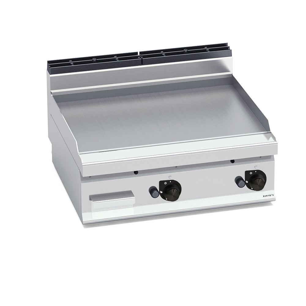 Bertos G7Fl8B-2 Smooth Gas Griddle Counter Top