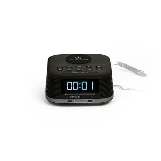 Wireless Charging Station with Bluetooth Speaker and Alarm Clock - Vyro Plus