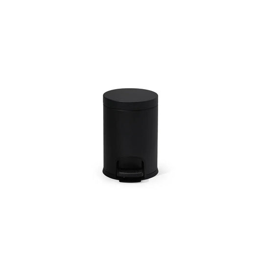 Action Round Pedal Bin 12 Liter - Black Matte