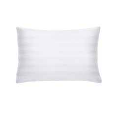 THS Eternal Stripes Cotton Pillowcase Pair White