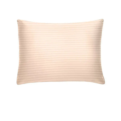 ths zen stripes cotton pillowcase pair pastel pink