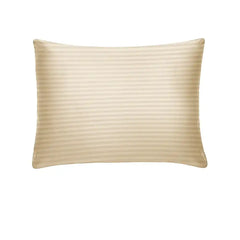 THS Zen Stripes Cotton Pillowcase Pair Beige