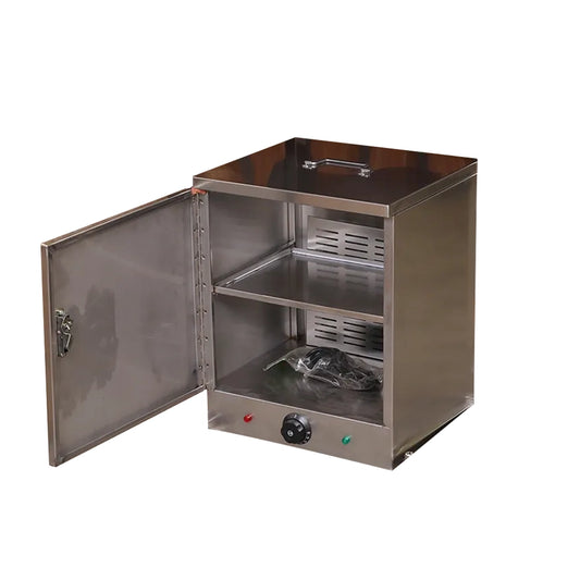 THS Digital Stainless Steel Food Warmer 500W, L 32.5 x W 38 x H 48 cm, Fits upto 25cm Plate