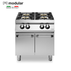 Modular R70/80CFG Gas Cooker, 4 Ranges, 29.5 kW, 80 x 73 x 87 cm