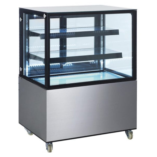 Hurakan HKN-UPDF300B/GP Refrigerated Display Case Large Capacity Upright Showcase Cooler