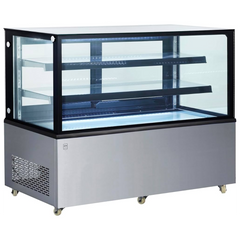 Hurakan HKN-UPDF510B/GP Refrigerated Display Case Extra-Large Upright Commercial Cooler