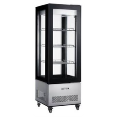 Hurakan HKN-UPDF400/GP Refrigerated Display Case Large Upright Commercial Cooler