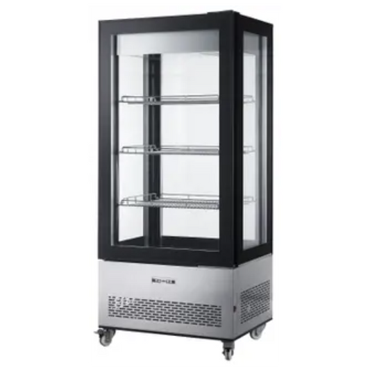 Hurakan HKN-UPDF550/GP Refrigerated Display Case Extra-Large Upright Commercial Display Cooler