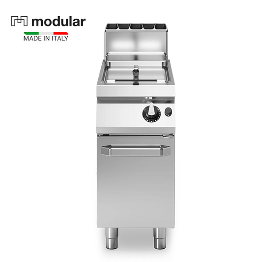Modular R90/40FRGV/1V22/P Gas Single Fryer on Cabinet, 22 Liters, 20 kW, 80 x 90 x 87 cm